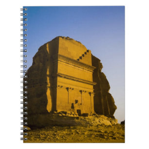 Saudi-Arabië, locatie van Madain Saleh, oud 4 Notitieboek