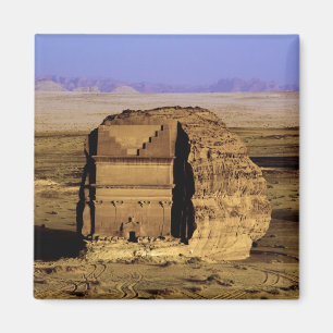 Saudi-Arabië, locatie van Madain Saleh, oud Magneet