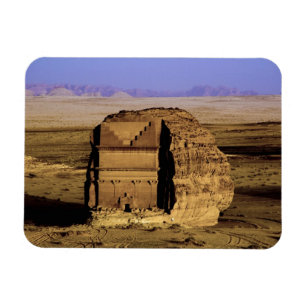 Saudi-Arabië, locatie van Madain Saleh, oud Magneet