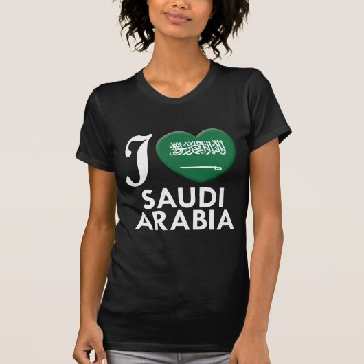 Saudi-Arabië Love W T-shirt (Voorkant)