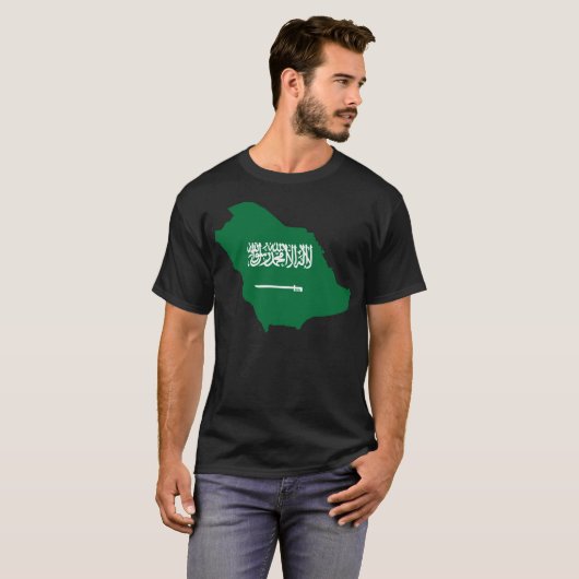 Saudi-Arabië Nation T-Shirt (Voorkant volledig)