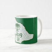 Saudi-Arabië Nationale dag Koffie Mok (Voorkant rechts)