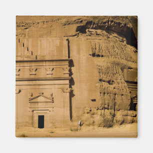 Saudi-Arabië, plaats Madain Saleh, oud 3 Magneet