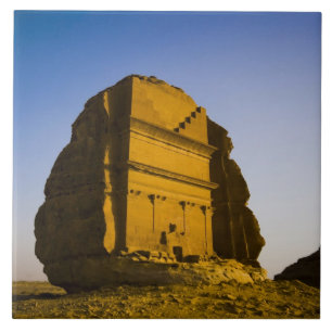 Saudi-Arabië, plaats Madain Saleh, oud 4 Tegeltje