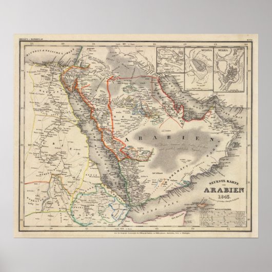 Saudi-Arabië Poster (Voorkant)