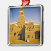 Saudi-Arabië, Riyad, moskee van Al Diriya Metalen Ornament (Links)