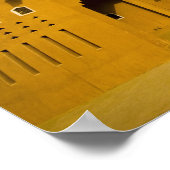 Saudi-Arabië, Riyad, moskee van Al Diriya Poster (Hoek)