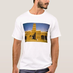 Saudi-Arabië, Riyad, moskee van Al Diriya T-shirt