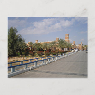 Saudi-Arabië - Riyad - Op weg Briefkaart