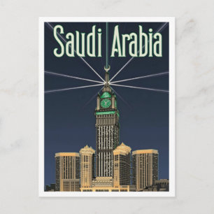 Saudi-Arabië Vintage Reizen Briefkaart
