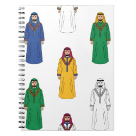 Saudi Heritage Men’s Thobe Notitieboek