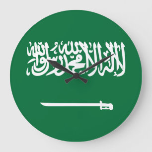 Saudische vlag grote klok