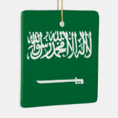 Saudische vlag keramisch ornament (Rechts)