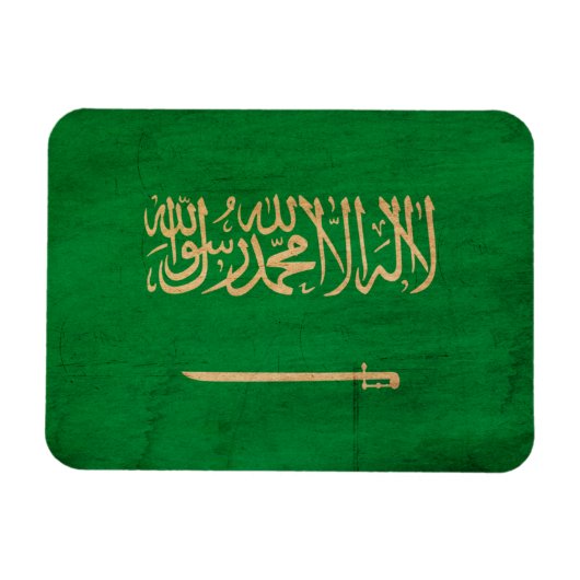 Saudische vlag magneet (Horizontaal)