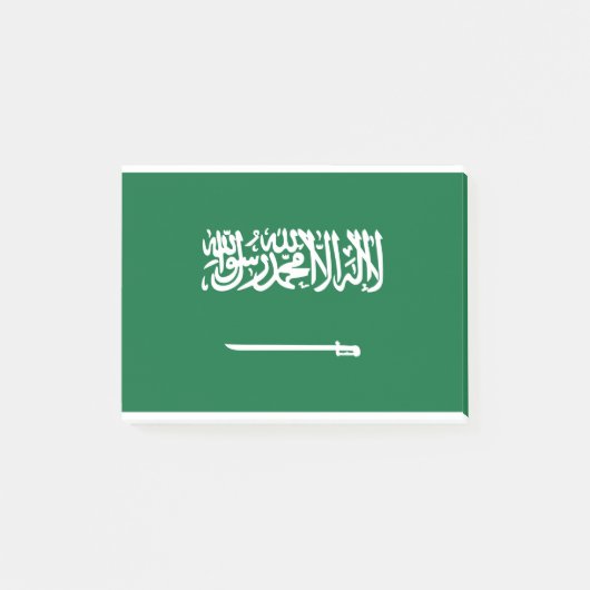 Saudische vlag post-it® notes (Voorkant)