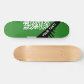 Saudische vlag skateboard (Horizontaal)