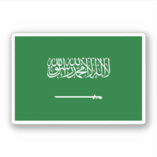 Saudische vlag sticker