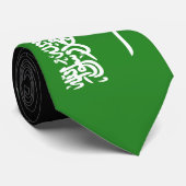 Saudische vlag stropdas (Opgerold)