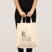 Sauf le Seigneur Psaume 127 Sac de courses (Devant (produit))