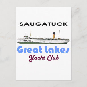 Saugatuck Douglas Michigan Yacht Club Grote Meren Briefkaart
