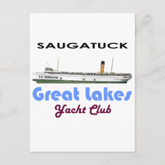 Saugatuck Douglas Michigan Yacht Club Grote Meren Briefkaart
