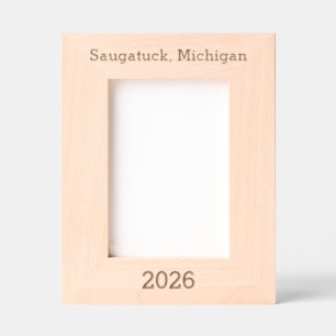 Saugatuck Michigan - Laser Gegraveerde Lijst Lijstjes
