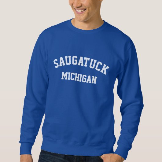 Saugatuck Michigan Sweatshirt imprimé (Devant)