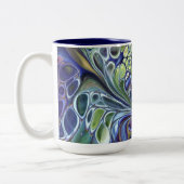 Sauge d'olive vert, mauve bleu bordeaux tasse à ca (Gauche)