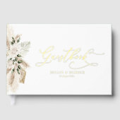 sauge vert et pampas herbe mariage floral (Recto)