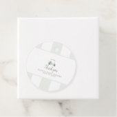 sauge voiturette de golf verte étiquette cadeau (En situation)