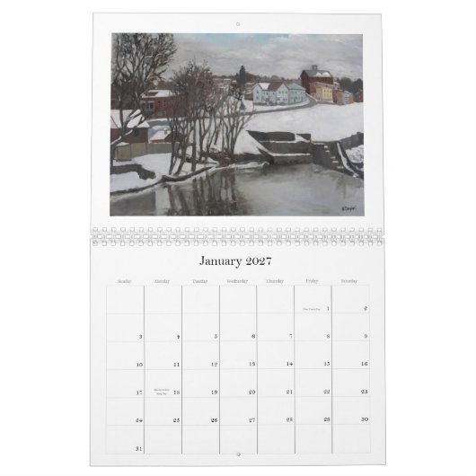 Saugerties, calendrier de New York 2009 (Jan 2027)
