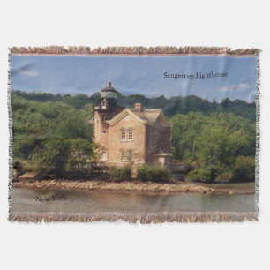 Saugerties Lighthouse couverture tissée