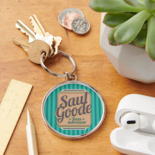 Saul Goode Zen Advisor Aqua Stripes BG Sleutelhanger