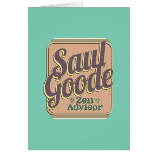 Saul Goode Zen Advisor Carte Aqua BG (Devant)