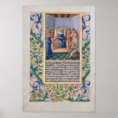 Saul luistert naar David en speelt de harp Poster (Voorkant)