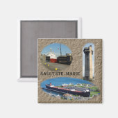 Sault Ste. Marie magnet Magneet (Voorkant / Achterkant)