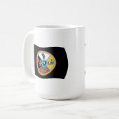 Sault Ste. Marie Tribe Drapeau Mug (Devant gauche)
