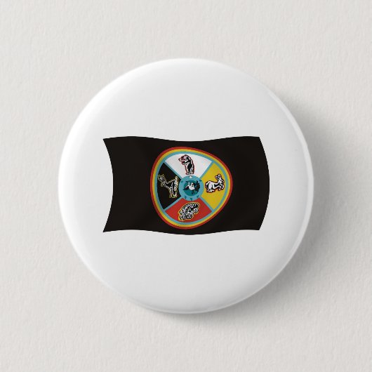 Sault Ste. Marie Tribe Flag Button (Voorkant)