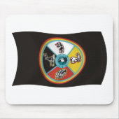 Sault Ste. Marie Tribe Flag Mousepad Muismat (Voorkant)