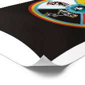 Sault Ste. Poster du drapeau Marie Tribe Imprimer (Coin)