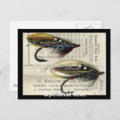 Saumon classique Voler sur carte (Devant / Derrière)