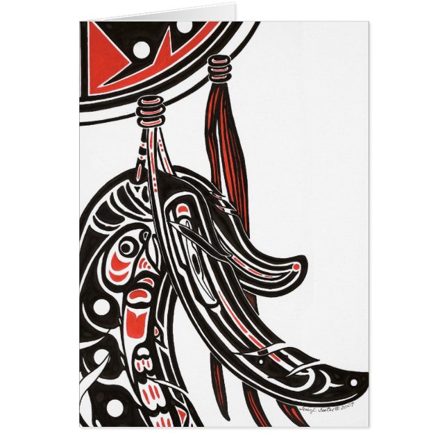 saumon, corbeau (Devant)