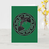 Saumon de la connaissance - carte de voeux (Fleur jaune)