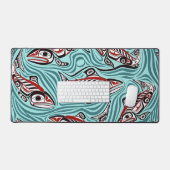 Saumon Haida Art Spirit Pacific Northwest Native (Clavier et souris)