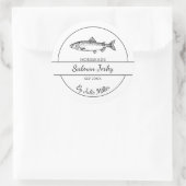 Saumon maison simple Jerky Étiquette (Sac)