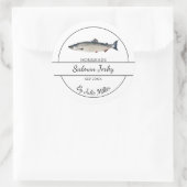 Saumon maison simple Jerky Étiquette (Sac)