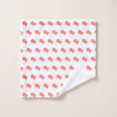 Saumon Poisson Poisson Enfants Blanc (Gant de toilette)