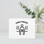 Sauna Forever Sauna's Briefkaart (Staand voorkant)