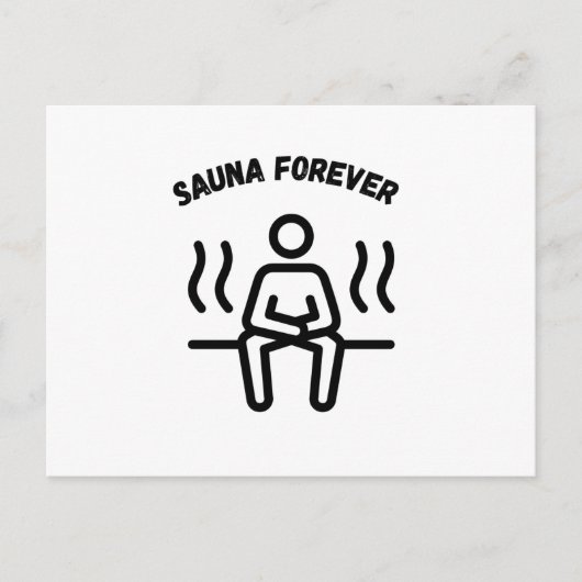 Sauna Forever Sauna's Briefkaart (Voorkant)