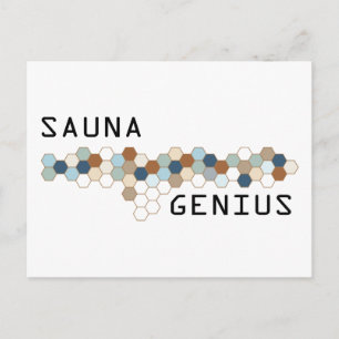 Sauna Genius Briefkaart